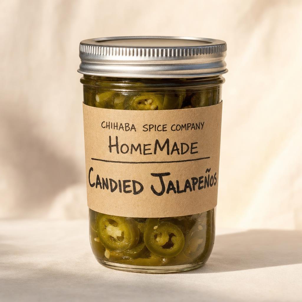 Chihaba HomeMade Candied Jalapeños jar